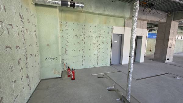 工事の進捗 👷 クリニックになる予定の場所の様子