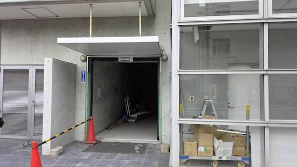 工事の進捗 👷 <br>クリニックの入口となる場所