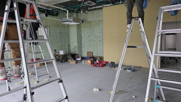 工事の進捗 👷 <br>内装工事がスタート