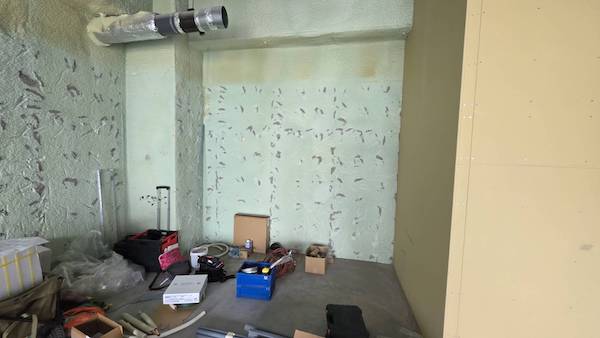 工事の進捗 👷 <br>内装工事がスタート