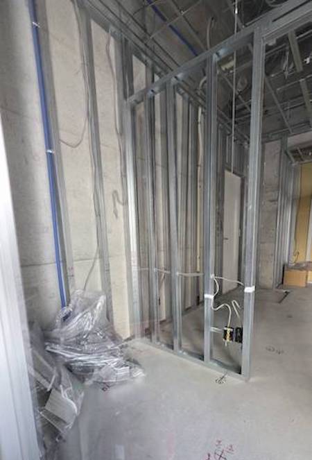 1階の応接室兼処置室