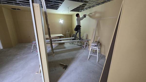 検査室から流し台