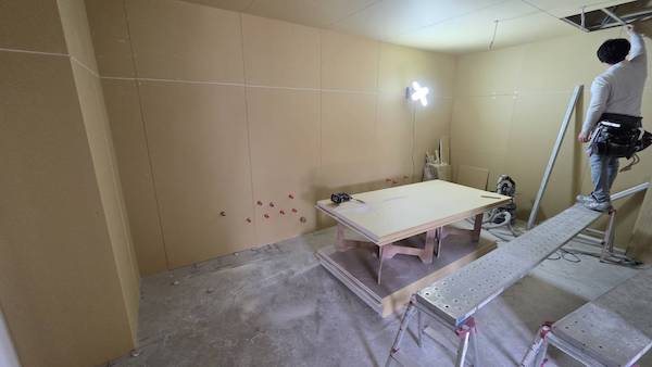 検査室から流し台