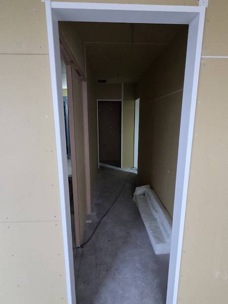 バックヤードの様子