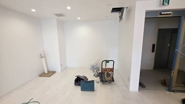 待合室、キッズスペース辺り