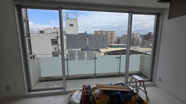 ベランダからの景色